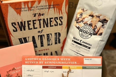 Book and Coffee Sample