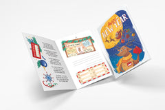 Christmas Card with Puzzles Inside