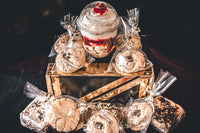 Each month will be a variety of gourmet desserts paired with complementary flavors and toppings. Each one more decadent than the last.