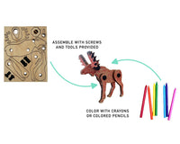 DIY Wooden Art Building Sets