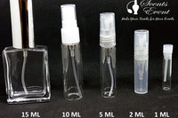 THREE SAMPLES   (2ml each)  ( 6 ml / 60 sprays )