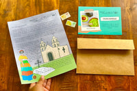 Adventure Club includes 4 reading + 4 hands-on activities. Our Food Activity offers local food and drink recipes.