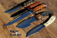 Monthly Handmade Knife/Blade Subscription Box! (Most Popular)