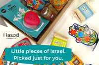 Israeli goodies inside every seasonal box. Open each box to discover Israel differently. Connect and love everything inside the Hasod Boxes.