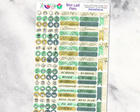 Aesthetic Planner Stickers – 27 Sheets, 1230+ Cute Stickers For Journals, Calendars, Bullet Journals & Planning