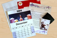 An Advent calendar is a great way for the children to learn to read a traditional calendar and count down the days until the BIG day.