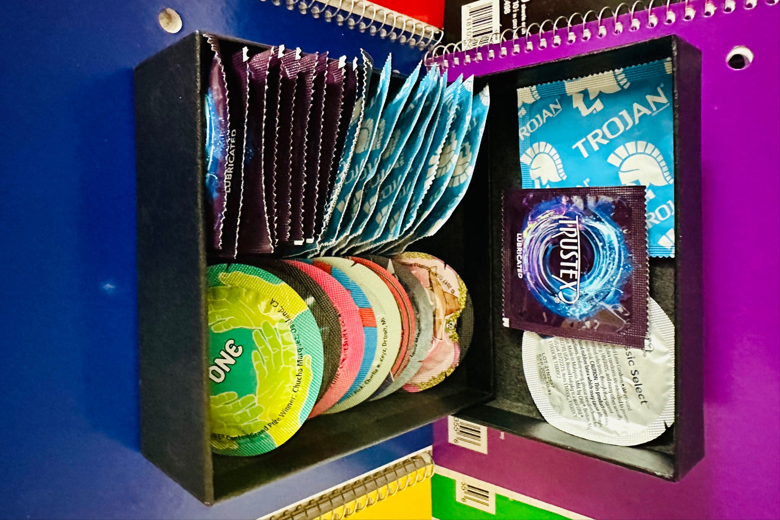 Condom Subscription Box College Essentials Sample picture. 