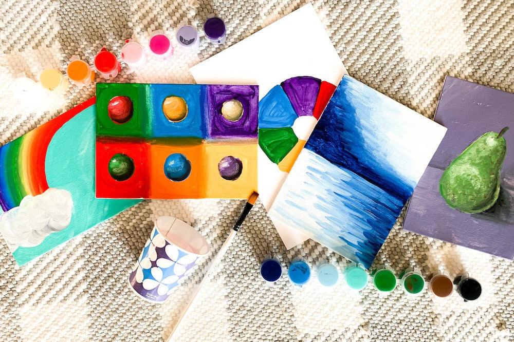Childrens Craft Art Set Artist Box Crayons Pens Paints Pencils Activity  Play Set