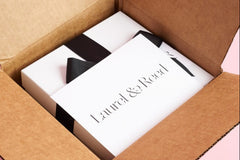 Laurel & Reed subscription box image how it comes packaged.