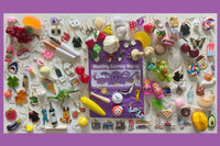 Colorful assortment of unique earrings including food and whimsical designs in the Monthly Earring Mania subscription box