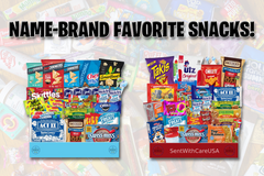 Snack Box for Students - College Snack Gift Box | Back to School Snack Basket & Candy Box (50+ Snacks)