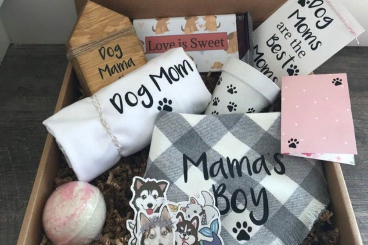 Dog moms and fur babies monthly box