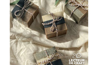 All products are handmade and crafted from natural ingredients. Fragrance-free, sourced from nature, free of parabens and silicones.
