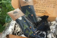 Camping socks, and I love them.  My mom loved her box too.  Rich colors, and perfect for the outdoor lovers.