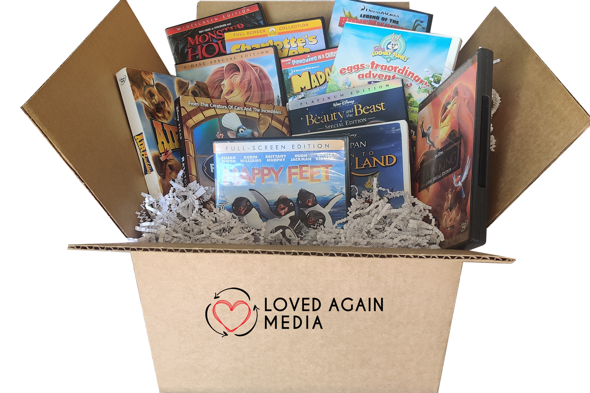 10 DVD Per Month Subscription - Loved Again Media - Shipping Included!