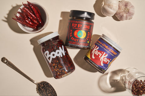 Several jars are shown with various ingredients. Ingredents are not included with subscription boxes, just jars. 