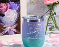 Wine Tumbler Scented Candle Spa Gift Box