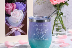 Wine Tumbler Scented Candle Spa Gift Box