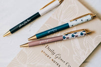 Receive four to six hand selected variety of stationary, pens, washi tape, post-its, and even journals.