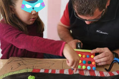 Thanks Dad!!!  I love Crafting and having Daddy and me time!!!!!!! I learn Art and he helps me when I need it.