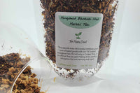 A lovely morning tea.  This is caffein free and a wonderful aroma of fresh baked banana nut bread.  Add a little honey to pull the flavor.