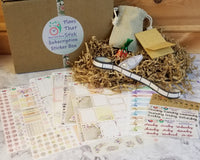 Monthly Functional Planner Sticker Subscription Box for Planners - Calendars, Happy Planner, Bullet Journal, Leafy Treetops, Pocket, A5, EC, TN, Hobonichi Weeks