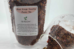 Just WOW!  This creamy orange caffein free tea is amazing!  An herbal tea to delight! Not too citrusy and a smooth drink.