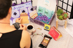 easy gift idea for friend, easy gift idea for mom, Christian gifts, self care box for women, Christian monthly box, enjoy box, InJoyBox
