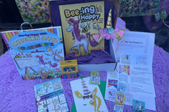 Unicorn Lovers Book Set by Unicorn Jazz, With Unicorn Playtime Puppets, Coloring pages, Unicorn Headband, Curriculum and More!