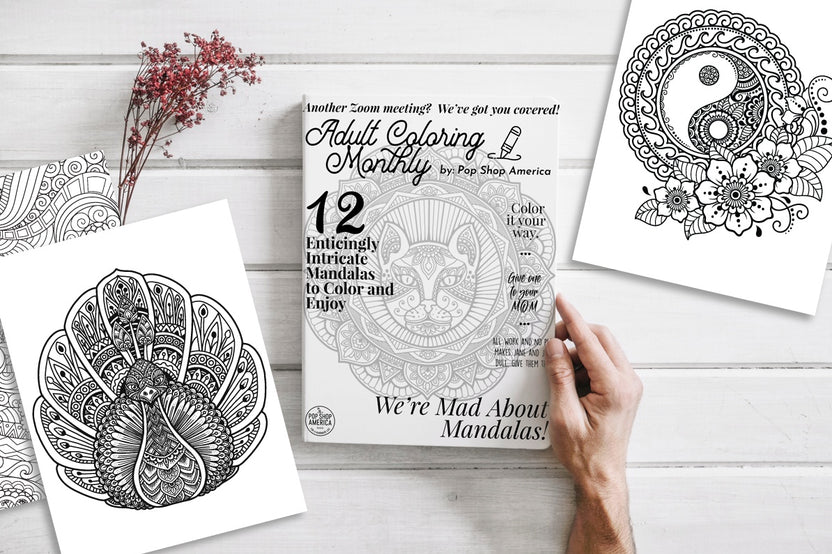 Adult Coloring Monthly