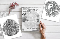 Adult Coloring Monthly