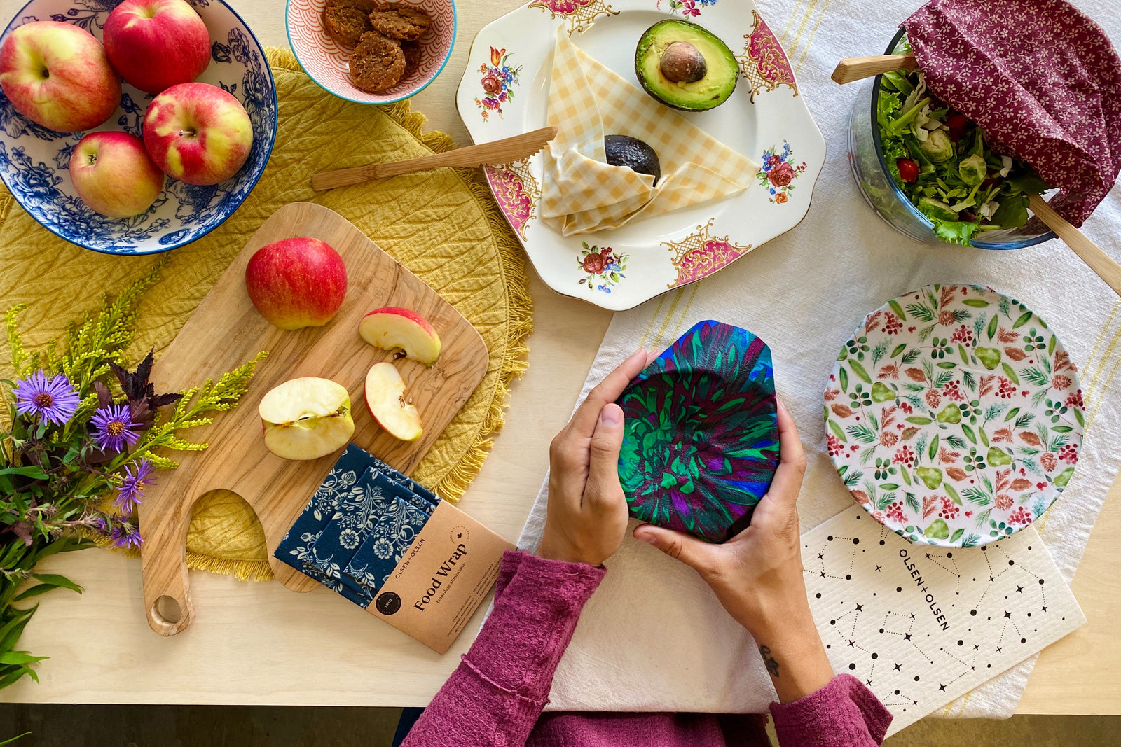 Monthly beeswax food wrap and eco-friendly gifts