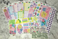 Monthly Functional Planner Sticker Subscription Box for Planners - Calendars, Happy Planner, Bullet Journal, Leafy Treetops, Pocket, A5, EC, TN, Hobonichi Weeks