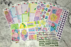 Monthly Functional Planner Sticker Subscription Box for Planners - Calendars, Happy Planner, Bullet Journal, Leafy Treetops, Pocket, A5, EC, TN, Hobonichi Weeks