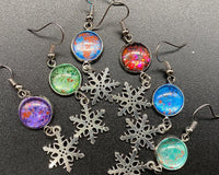 Monthly, hand-crafted pair of sustainable earrings from Iron Oxide & Art