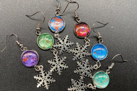 Monthly, hand-crafted pair of sustainable earrings from Iron Oxide & Art