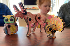 DIY Wooden Art Building Sets