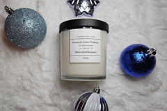 Beautifully scented Coconut Lime Verbena. The aroma of a sandy beach vacation. This scent is phenomenal.