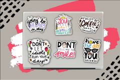 Vinyl Sticker Club - 4 to 6 High Quality Stickers with Unique Art - New Theme Each Month