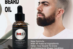 All Natural and Organic 6 in 1 Beard grooming care includes Oil|Balm|Wash|Brush|Comb| Scissor for men,father,boyfriend,husband,birthday gift