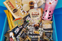 ITADAKIBOX Boba Milk Tea Themed Asian Snack & Drink Box upto 20 PCS | BUBBLE TEA BOX)