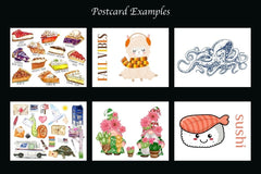 Monthly Postcard Box