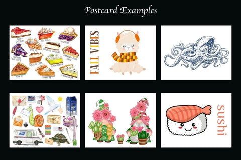 Monthly Postcard Box