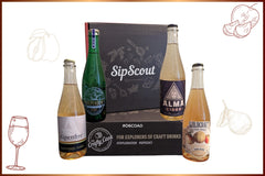 SipScout Pome Fruit Variety Cider Tasting Kit designed to teach tipplers about craft apple, pear, and quince ciders. 