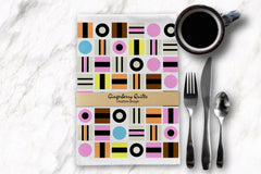 100% cotton absorbent flour sack tea towel with a modern, exclusive and limited edition quilt pattern print. 