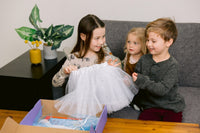 Girls and boy with tutu