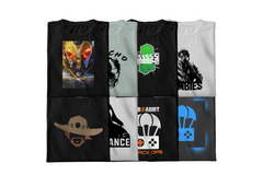 Mystery Gaming Tshirt being unboxed