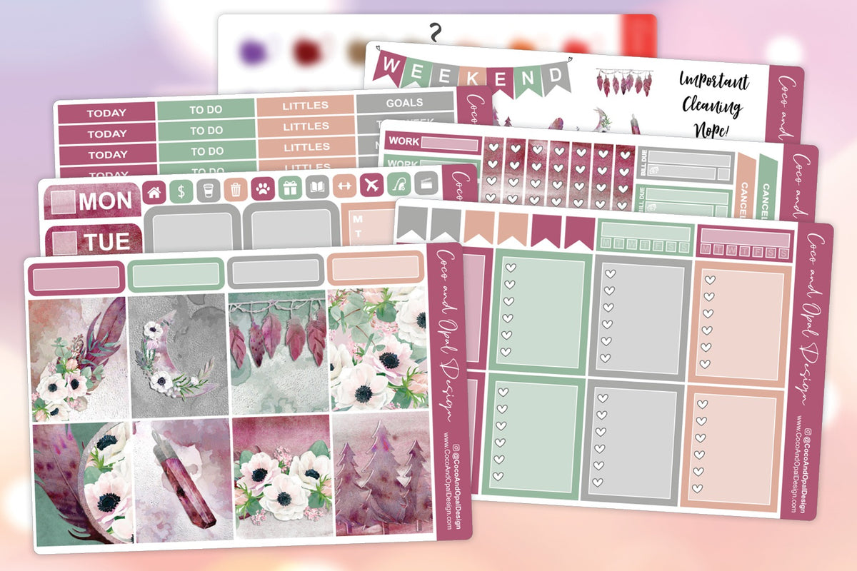 Deluxe Planner Sticker Kit and Mystery Sticker Sheet