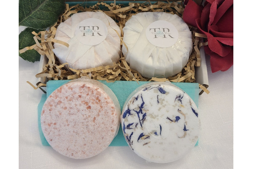 Popular Pink and Green Sea Salt Bath Bombs                                                                     
