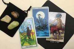 Tarot and Crystal Combo: Random Draw of 3 cards and 3 crystals (1st week)
